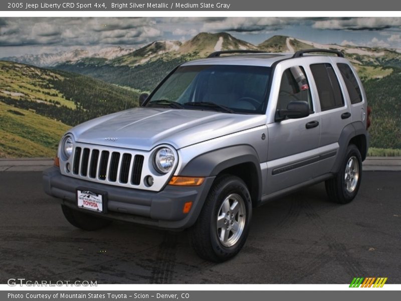 Bright Silver Metallic / Medium Slate Gray 2005 Jeep Liberty CRD Sport 4x4