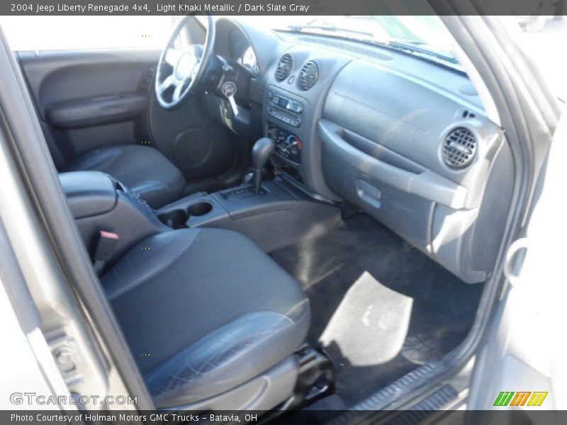 Light Khaki Metallic / Dark Slate Gray 2004 Jeep Liberty Renegade 4x4