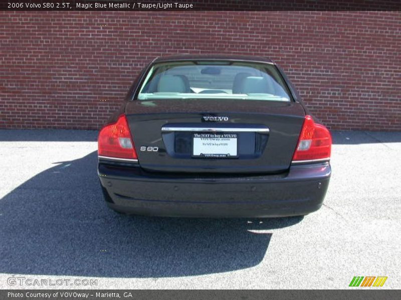 Magic Blue Metallic / Taupe/Light Taupe 2006 Volvo S80 2.5T