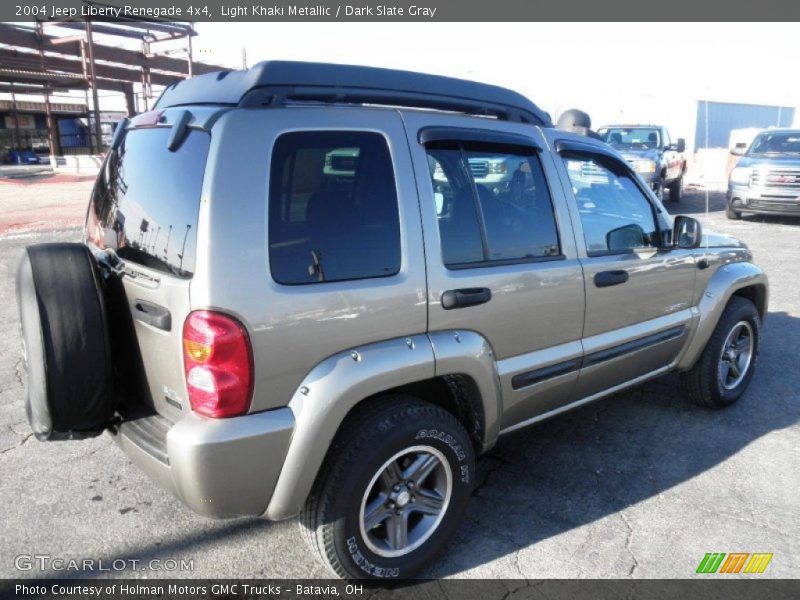 Light Khaki Metallic / Dark Slate Gray 2004 Jeep Liberty Renegade 4x4
