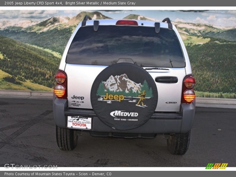 Bright Silver Metallic / Medium Slate Gray 2005 Jeep Liberty CRD Sport 4x4