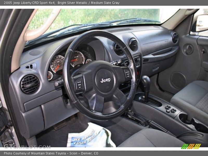 Bright Silver Metallic / Medium Slate Gray 2005 Jeep Liberty CRD Sport 4x4
