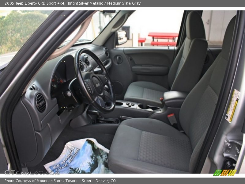 Bright Silver Metallic / Medium Slate Gray 2005 Jeep Liberty CRD Sport 4x4