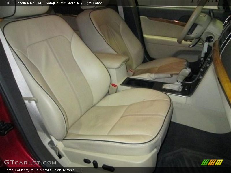 Sangria Red Metallic / Light Camel 2010 Lincoln MKZ FWD