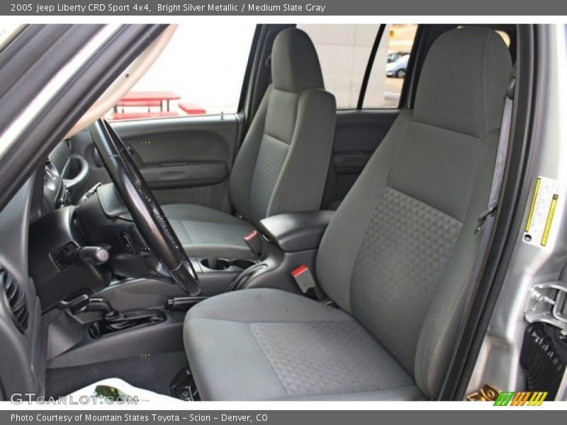 Bright Silver Metallic / Medium Slate Gray 2005 Jeep Liberty CRD Sport 4x4