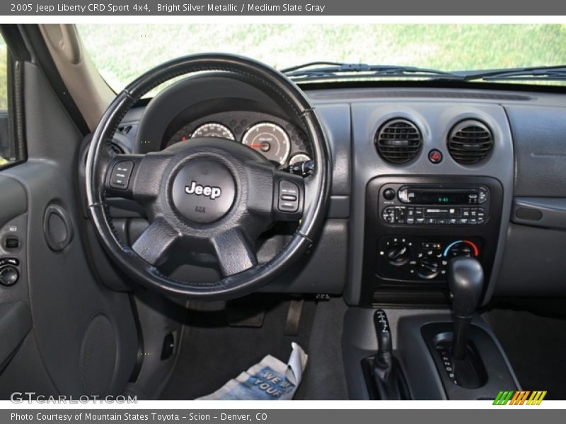 Bright Silver Metallic / Medium Slate Gray 2005 Jeep Liberty CRD Sport 4x4