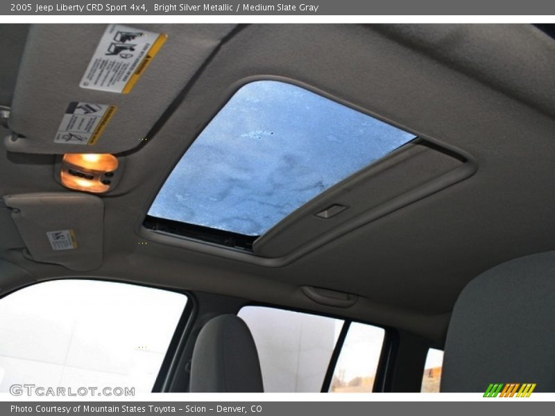 Bright Silver Metallic / Medium Slate Gray 2005 Jeep Liberty CRD Sport 4x4