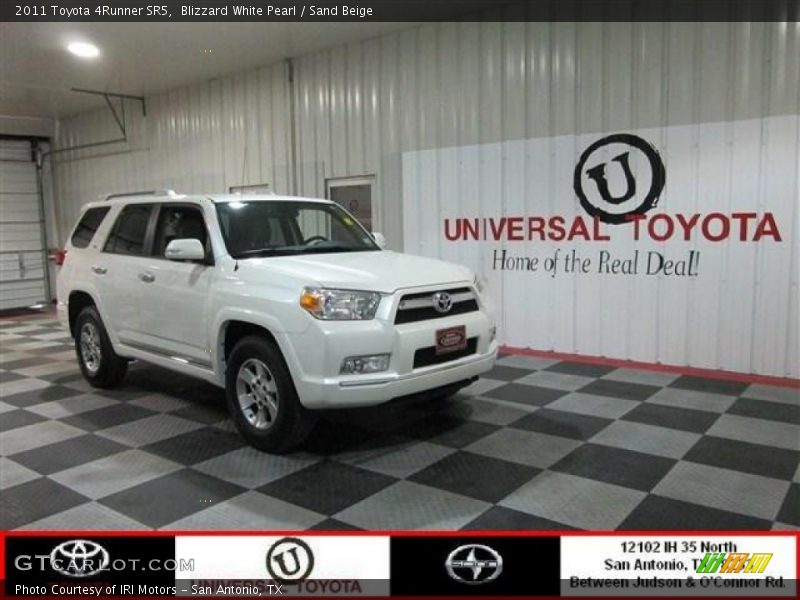 Blizzard White Pearl / Sand Beige 2011 Toyota 4Runner SR5