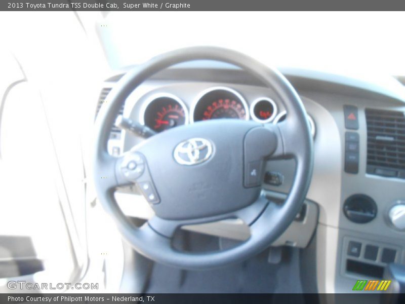 Super White / Graphite 2013 Toyota Tundra TSS Double Cab