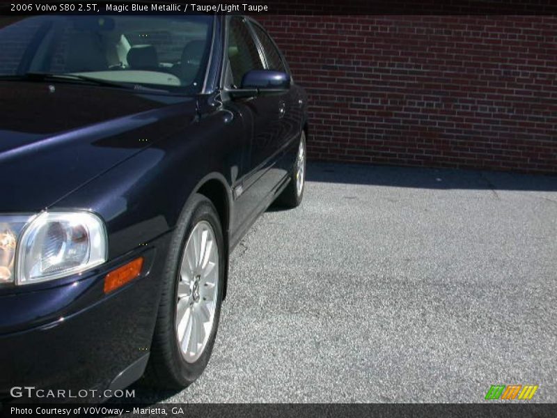 Magic Blue Metallic / Taupe/Light Taupe 2006 Volvo S80 2.5T