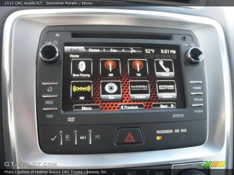 Quicksilver Metallic / Ebony 2013 GMC Acadia SLT