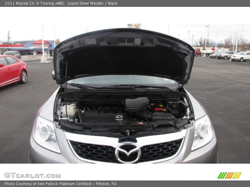 Liquid Silver Metallic / Black 2011 Mazda CX-9 Touring AWD
