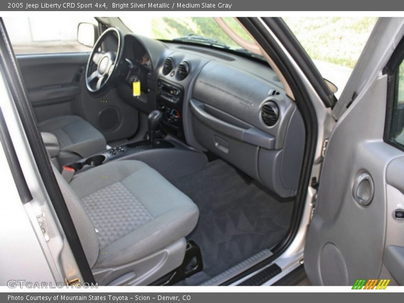 Bright Silver Metallic / Medium Slate Gray 2005 Jeep Liberty CRD Sport 4x4