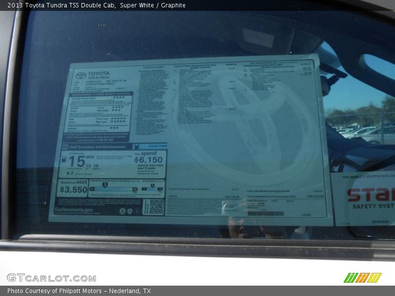 Super White / Graphite 2013 Toyota Tundra TSS Double Cab