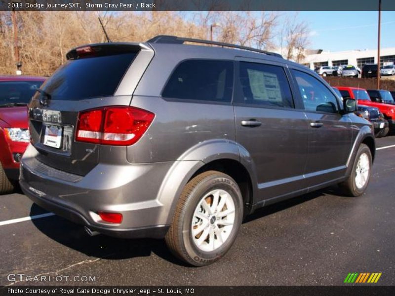 Storm Gray Pearl / Black 2013 Dodge Journey SXT