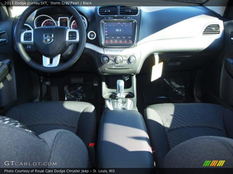 Storm Gray Pearl / Black 2013 Dodge Journey SXT