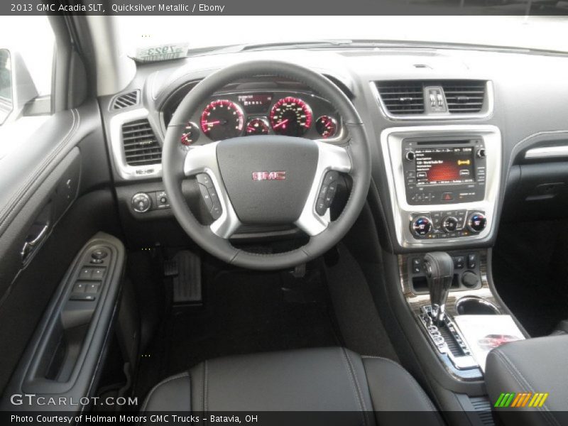 Dashboard of 2013 Acadia SLT