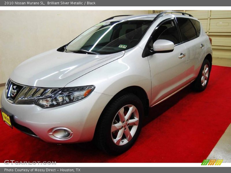 Brilliant Silver Metallic / Black 2010 Nissan Murano SL