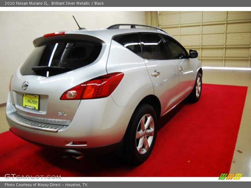 Brilliant Silver Metallic / Black 2010 Nissan Murano SL