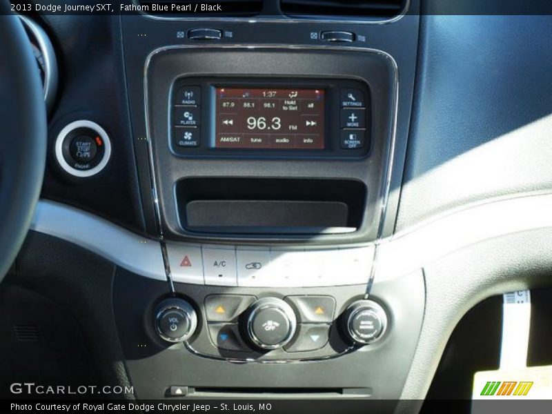 Fathom Blue Pearl / Black 2013 Dodge Journey SXT
