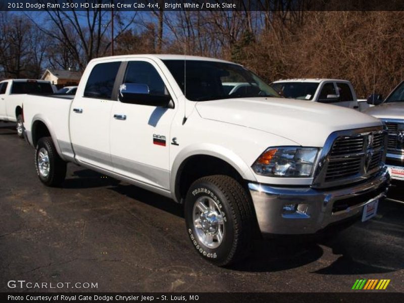 Front 3/4 View of 2012 Ram 2500 HD Laramie Crew Cab 4x4