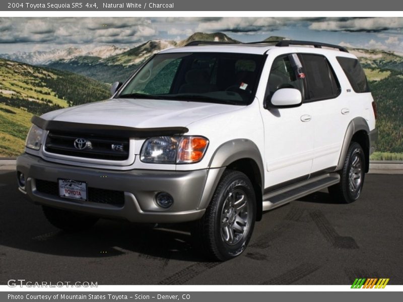 Natural White / Charcoal 2004 Toyota Sequoia SR5 4x4