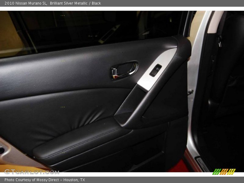 Brilliant Silver Metallic / Black 2010 Nissan Murano SL