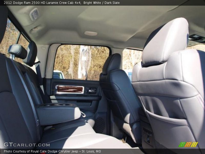 Bright White / Dark Slate 2012 Dodge Ram 2500 HD Laramie Crew Cab 4x4