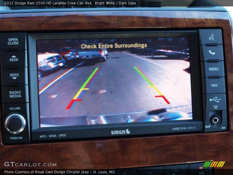Bright White / Dark Slate 2012 Dodge Ram 2500 HD Laramie Crew Cab 4x4