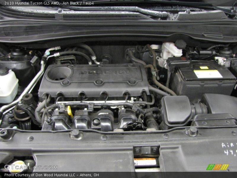  2010 Tucson GLS AWD Engine - 2.4 Liter DOHC 16-Valve CVVT 4 Cylinder
