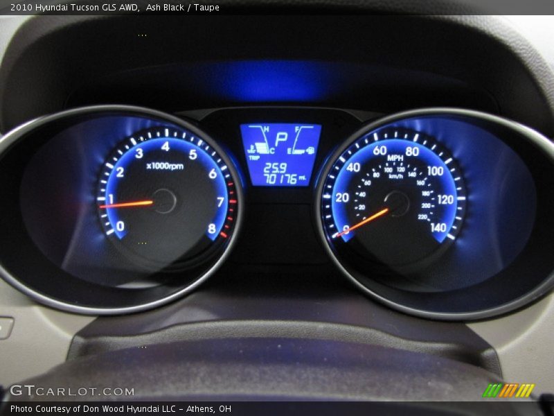  2010 Tucson GLS AWD GLS AWD Gauges
