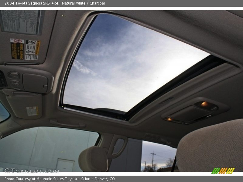 Natural White / Charcoal 2004 Toyota Sequoia SR5 4x4