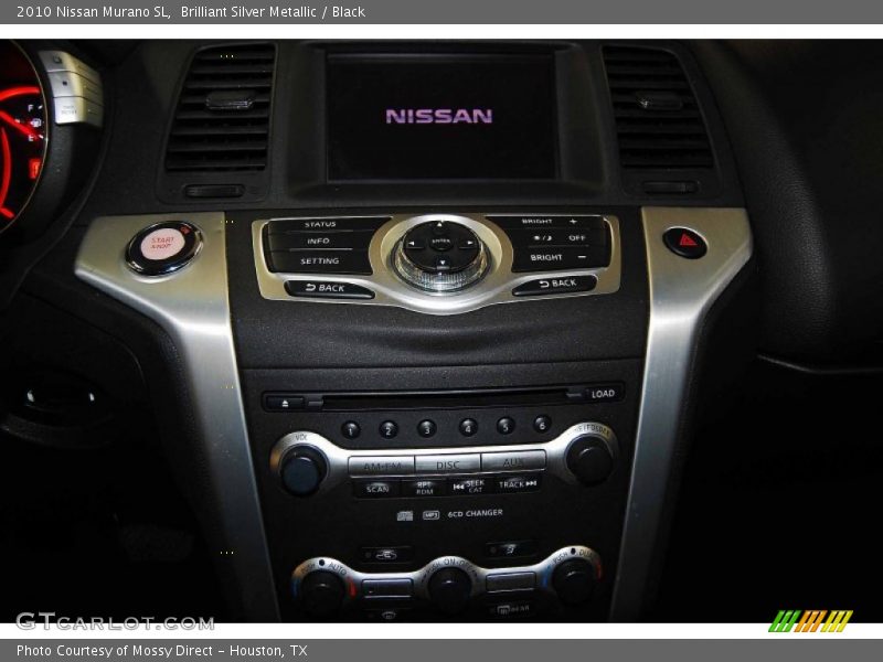 Brilliant Silver Metallic / Black 2010 Nissan Murano SL