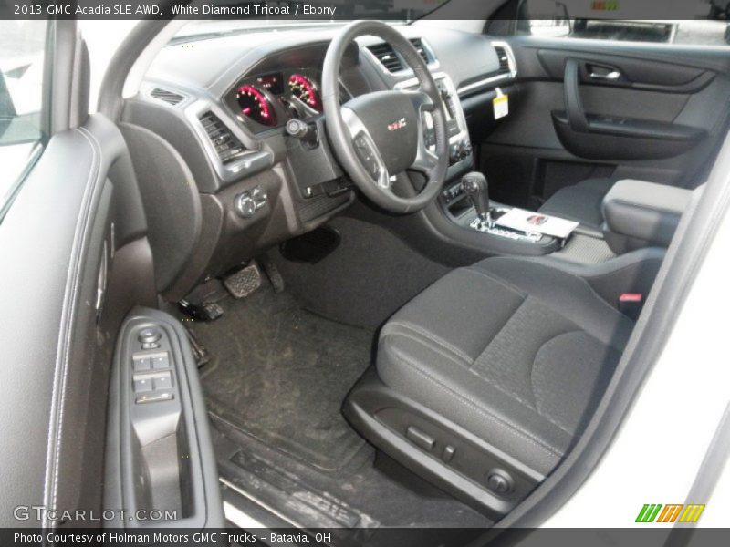  2013 Acadia SLE AWD Ebony Interior