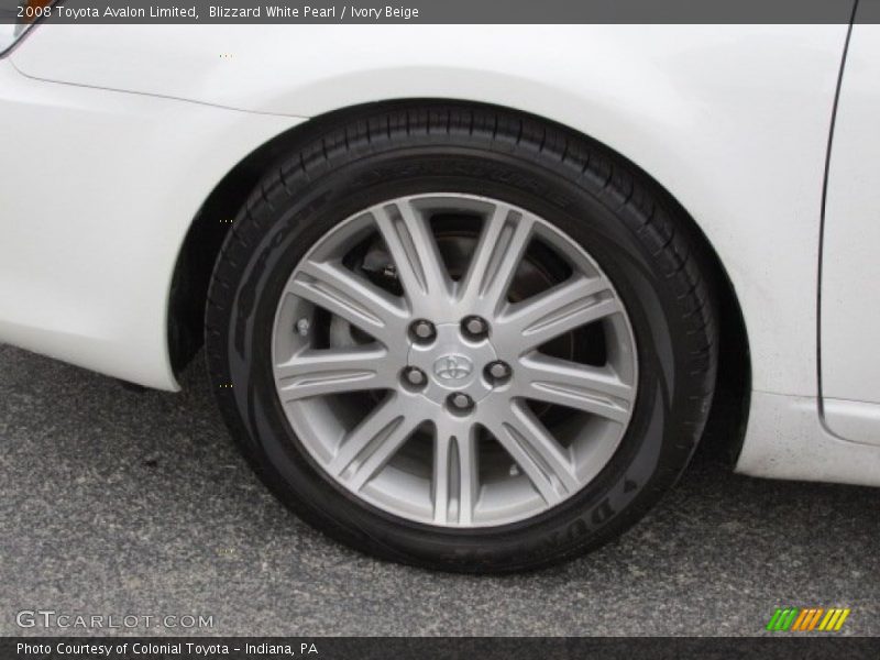 Blizzard White Pearl / Ivory Beige 2008 Toyota Avalon Limited