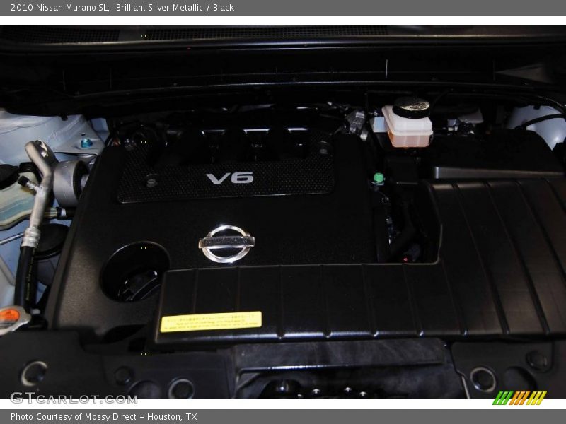 Brilliant Silver Metallic / Black 2010 Nissan Murano SL