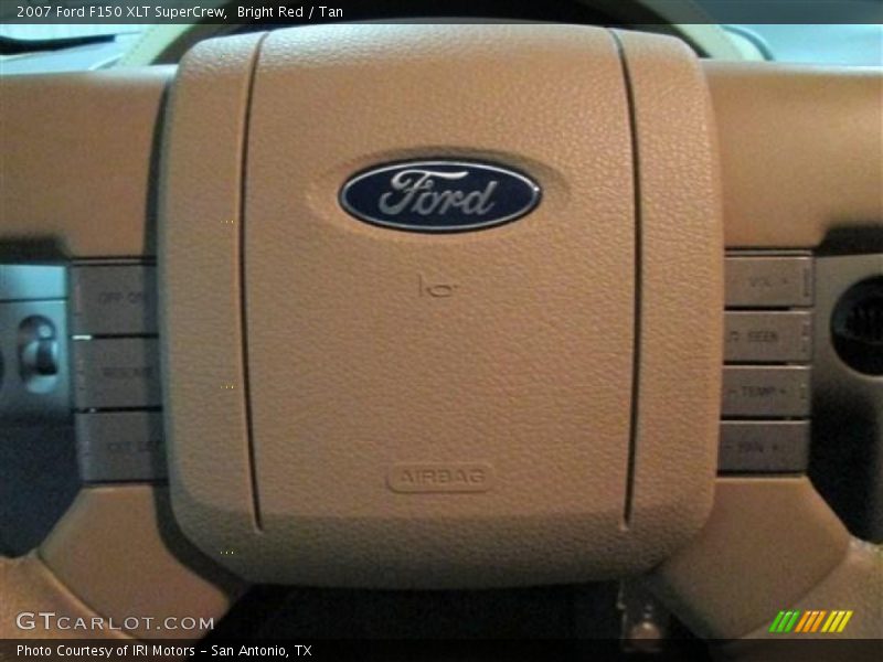 Bright Red / Tan 2007 Ford F150 XLT SuperCrew