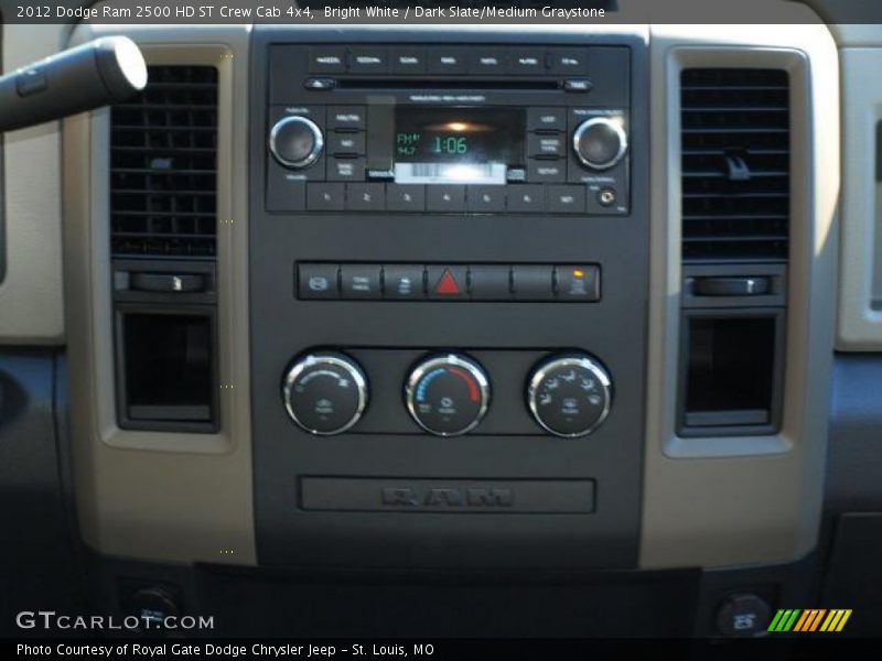 Bright White / Dark Slate/Medium Graystone 2012 Dodge Ram 2500 HD ST Crew Cab 4x4