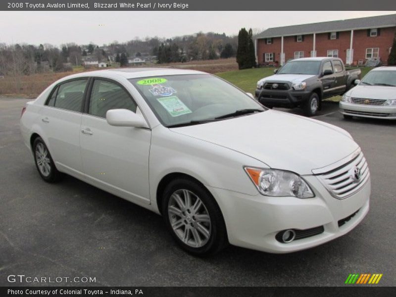 Front 3/4 View of 2008 Avalon Limited