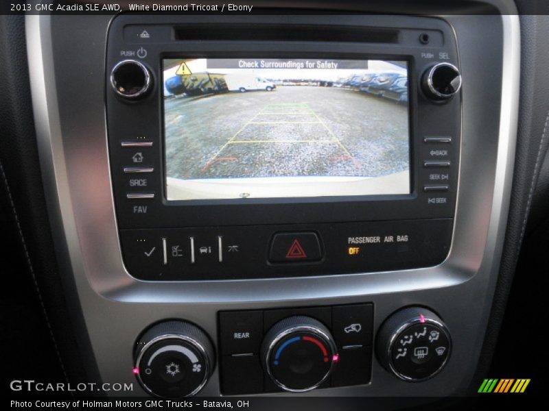 White Diamond Tricoat / Ebony 2013 GMC Acadia SLE AWD