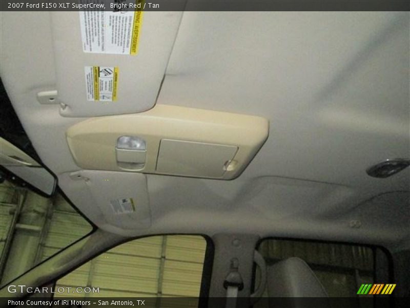 Bright Red / Tan 2007 Ford F150 XLT SuperCrew