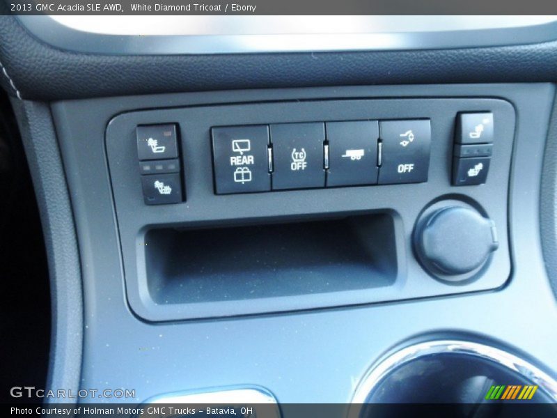 White Diamond Tricoat / Ebony 2013 GMC Acadia SLE AWD