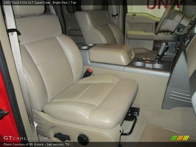 Bright Red / Tan 2007 Ford F150 XLT SuperCrew