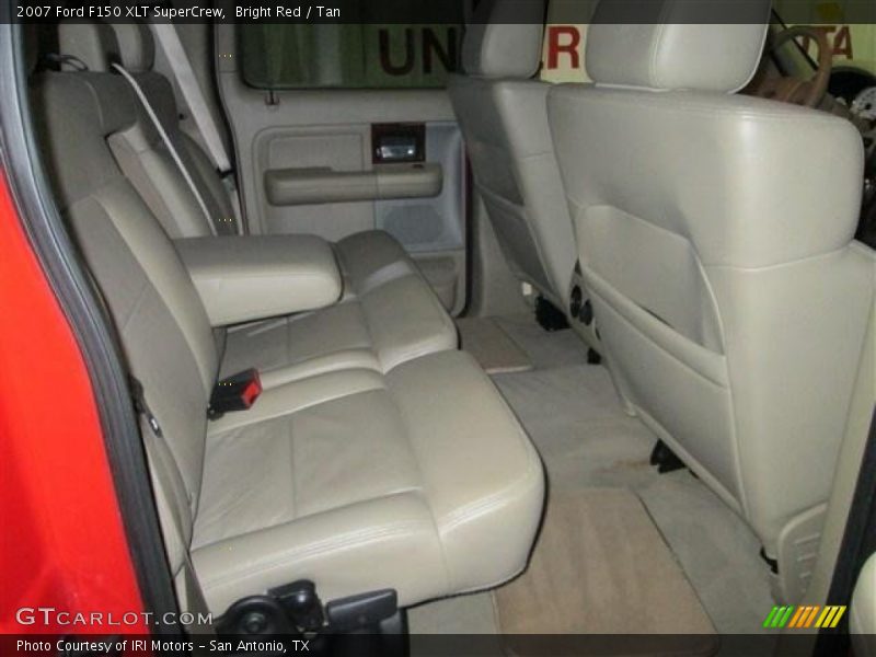 Bright Red / Tan 2007 Ford F150 XLT SuperCrew
