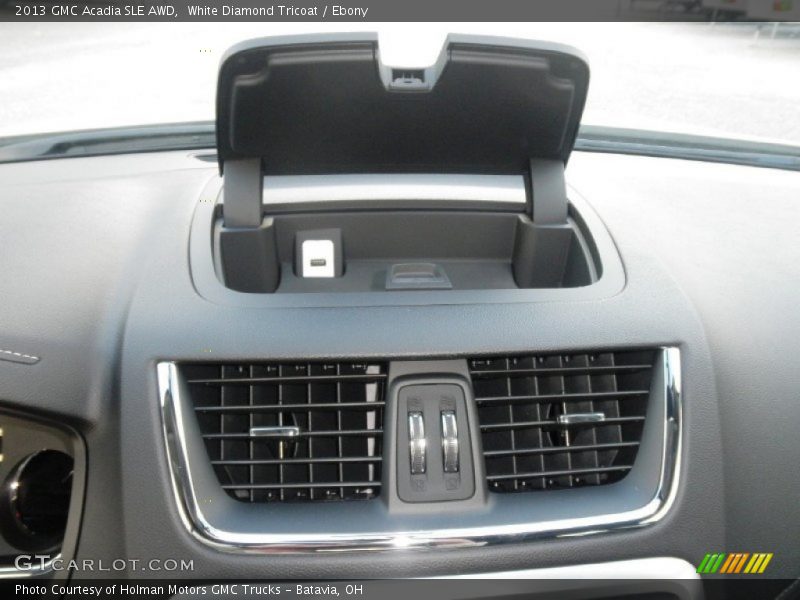 White Diamond Tricoat / Ebony 2013 GMC Acadia SLE AWD