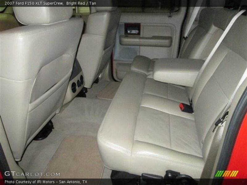 Bright Red / Tan 2007 Ford F150 XLT SuperCrew