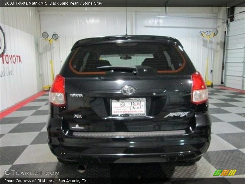 Black Sand Pearl / Stone Gray 2003 Toyota Matrix XR