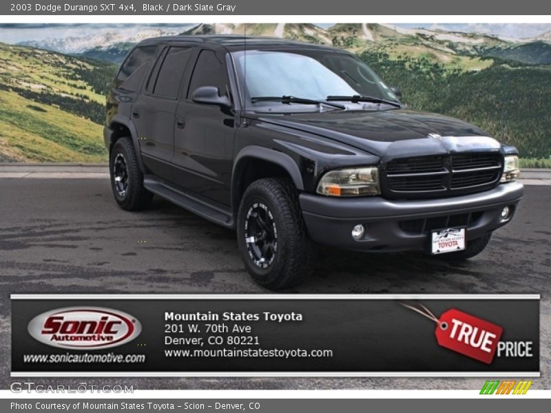 Black / Dark Slate Gray 2003 Dodge Durango SXT 4x4
