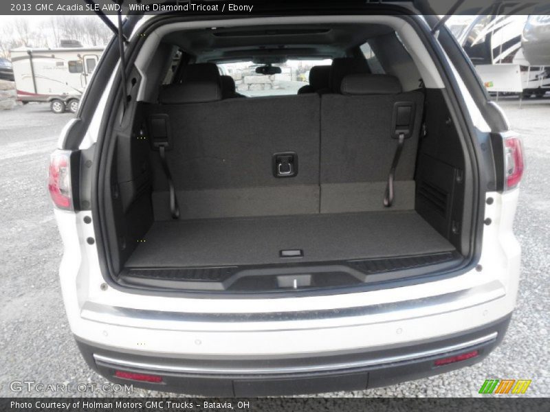 White Diamond Tricoat / Ebony 2013 GMC Acadia SLE AWD