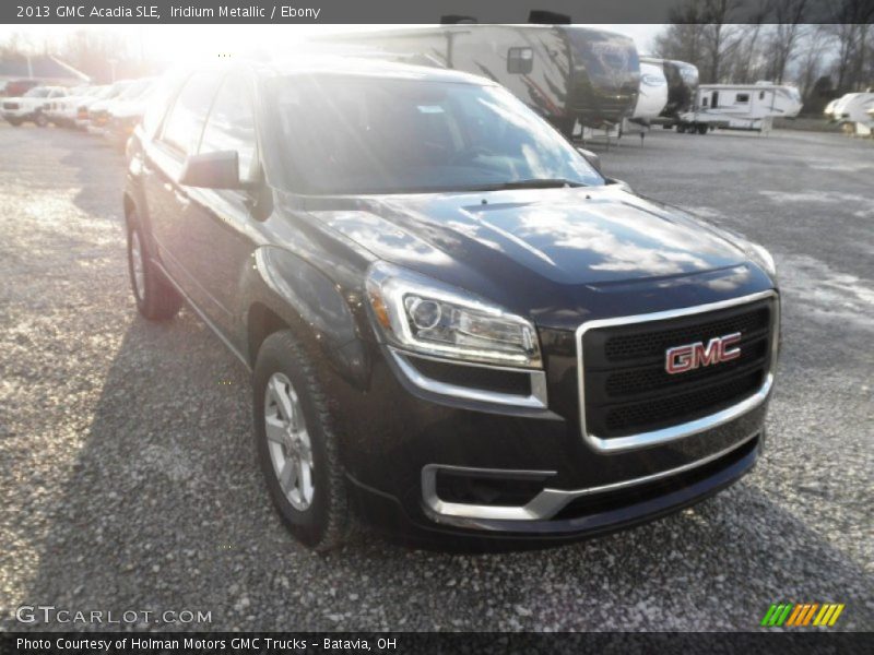 Iridium Metallic / Ebony 2013 GMC Acadia SLE